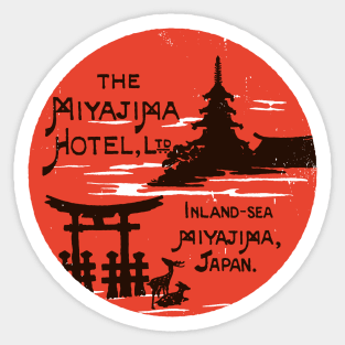 Miyajima Hotel Sticker